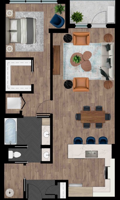 THE-ROWAN-TYP-1-BDRM